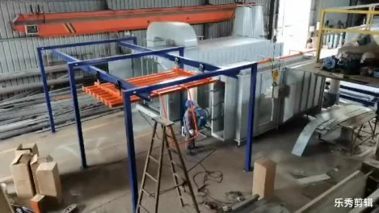 Powder Coat Curing Oven with Overhead Conveyor Track for Paint Drying Powder Coating